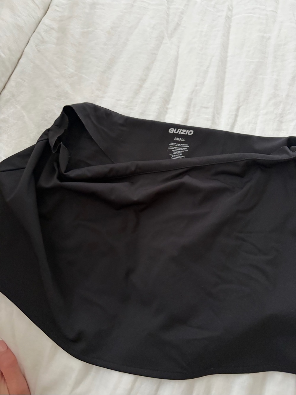 Danielle Guizio Black Mini Skirt